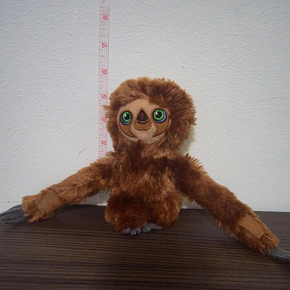croods belt the sloth plush toy with green eyes #sloth #plush